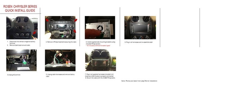 Rosen PP-CHRY-LINK Quick install guide