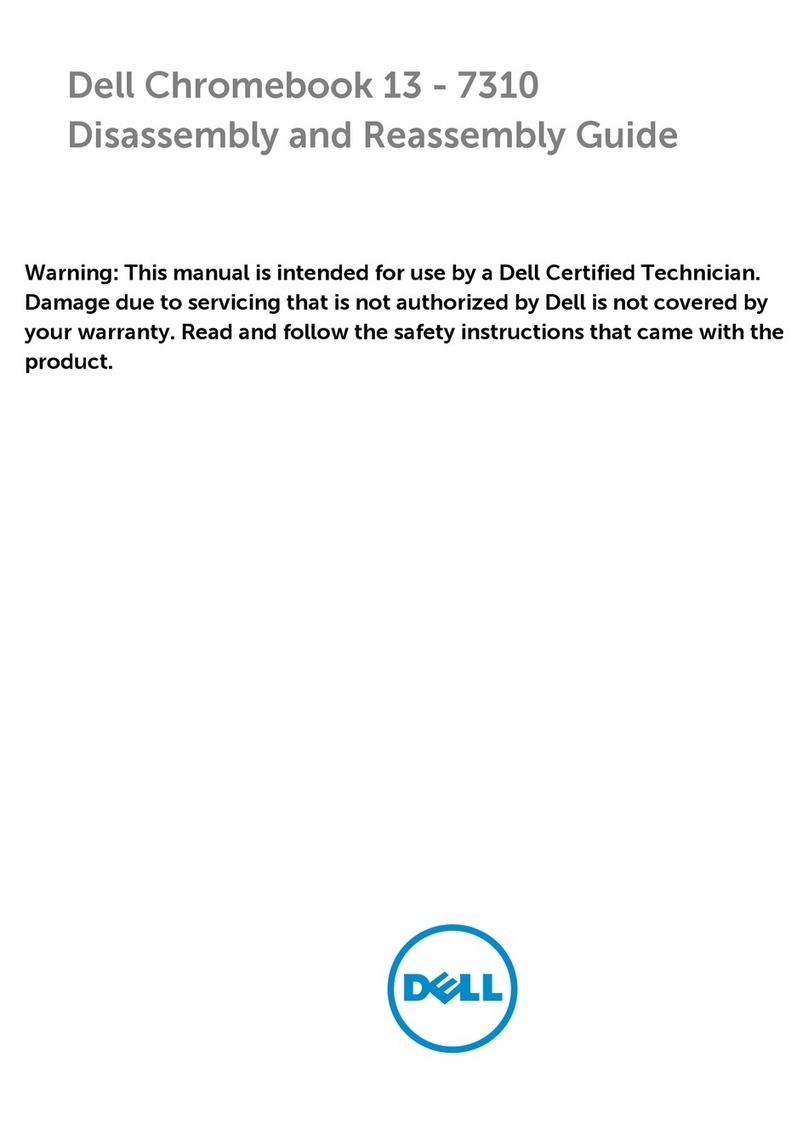 Dell Chromebook 13-7310 Installation instructions