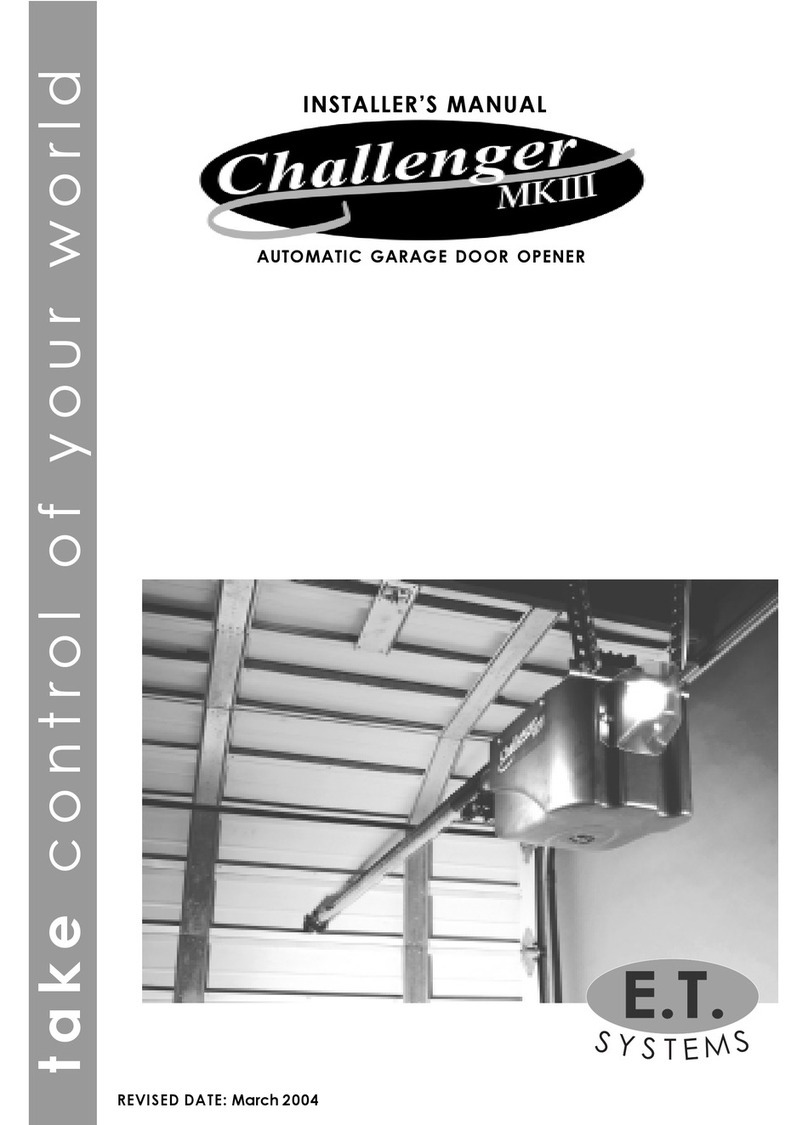 E.T. Systems Challenger MKIII User guide