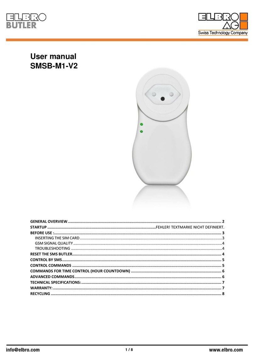 ELBRO SMSB-M1-V2 user manual