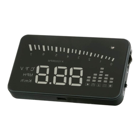 Scosche 142HUD2 User manual