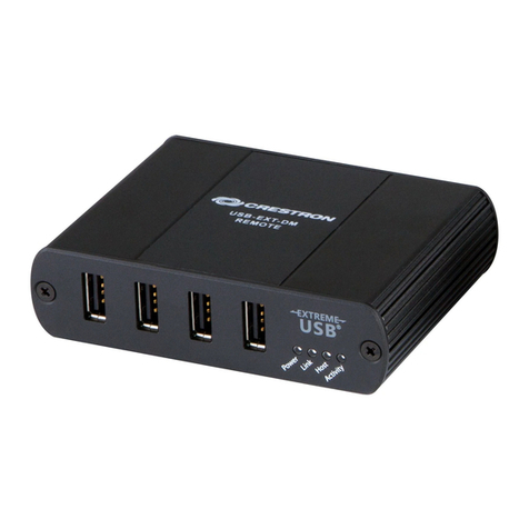 Crestron USB-EXT-DM User manual