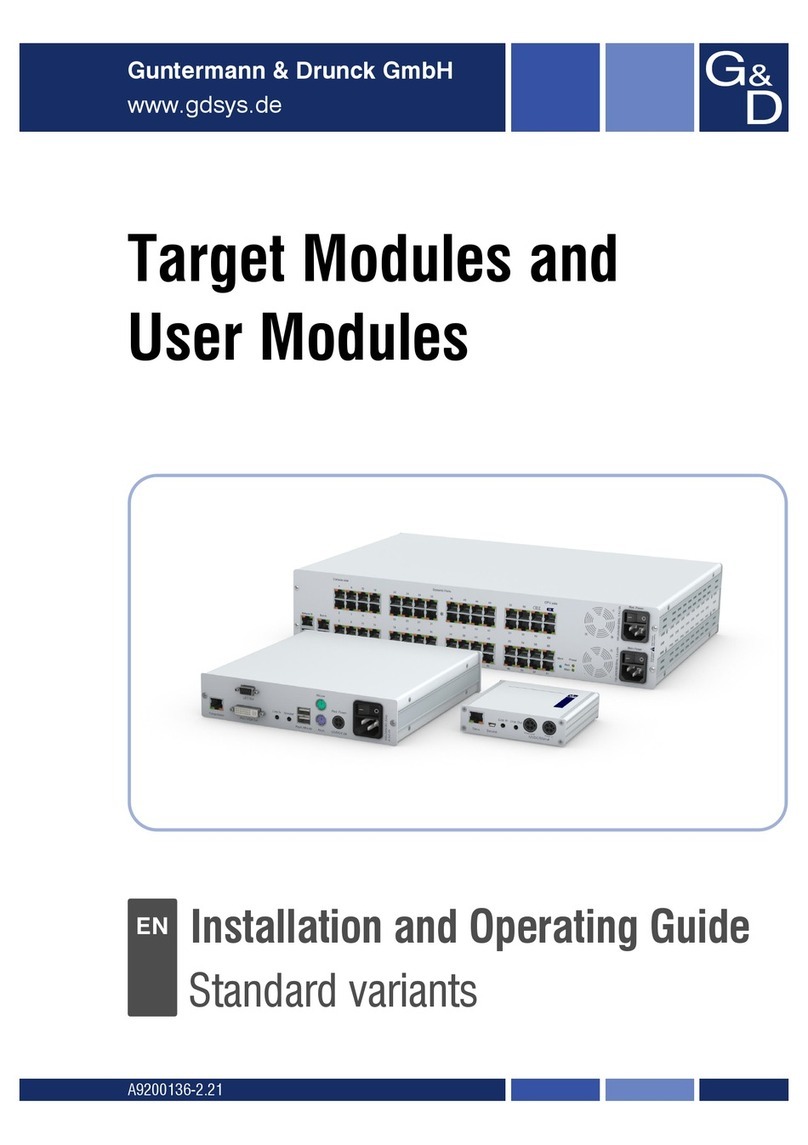 Guntermann & Drunck DVI-CPU-UC Installation guide
