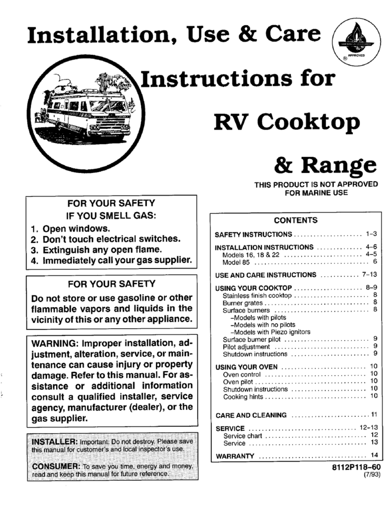 Magic Chef BT16RA 4TZ Owner's manual