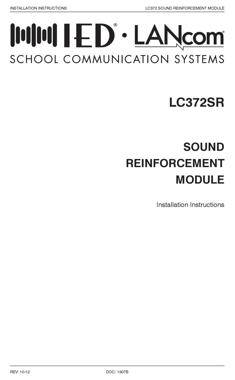 Atlas IED LC372SR User manual