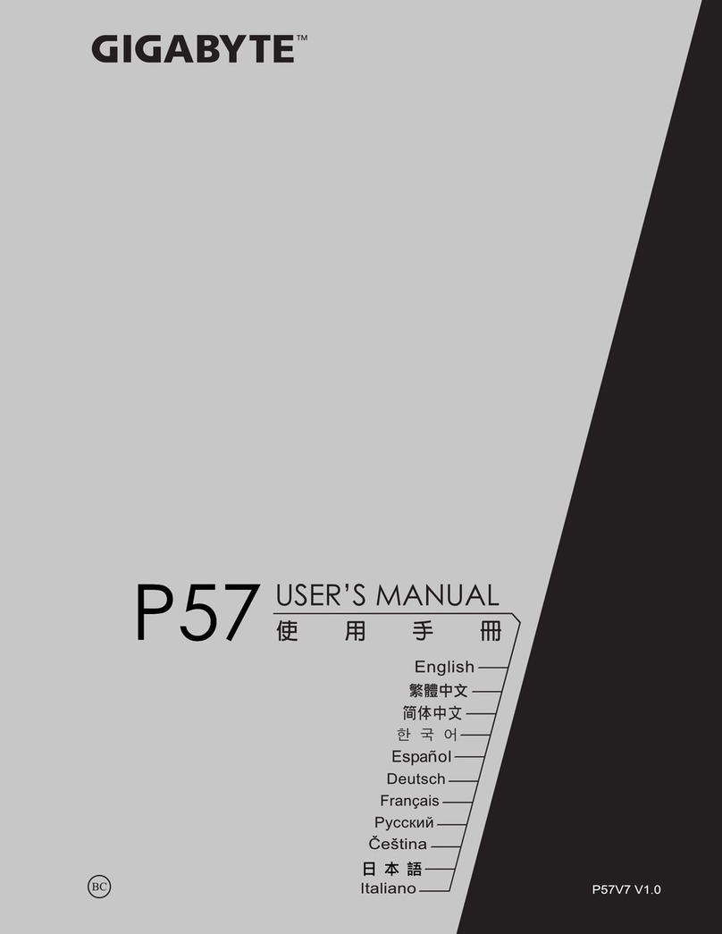Gigabyte P57 User manual