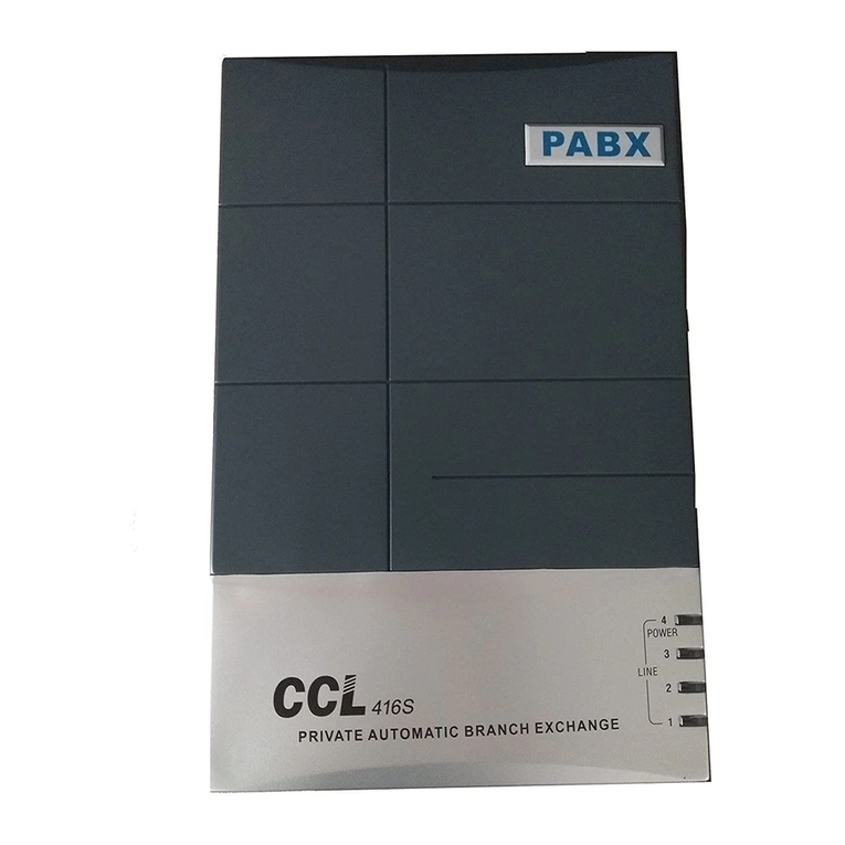 CCL COX-308S Owner's manual