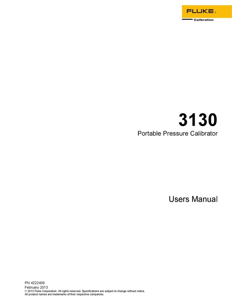 Fluke 3130 user manual