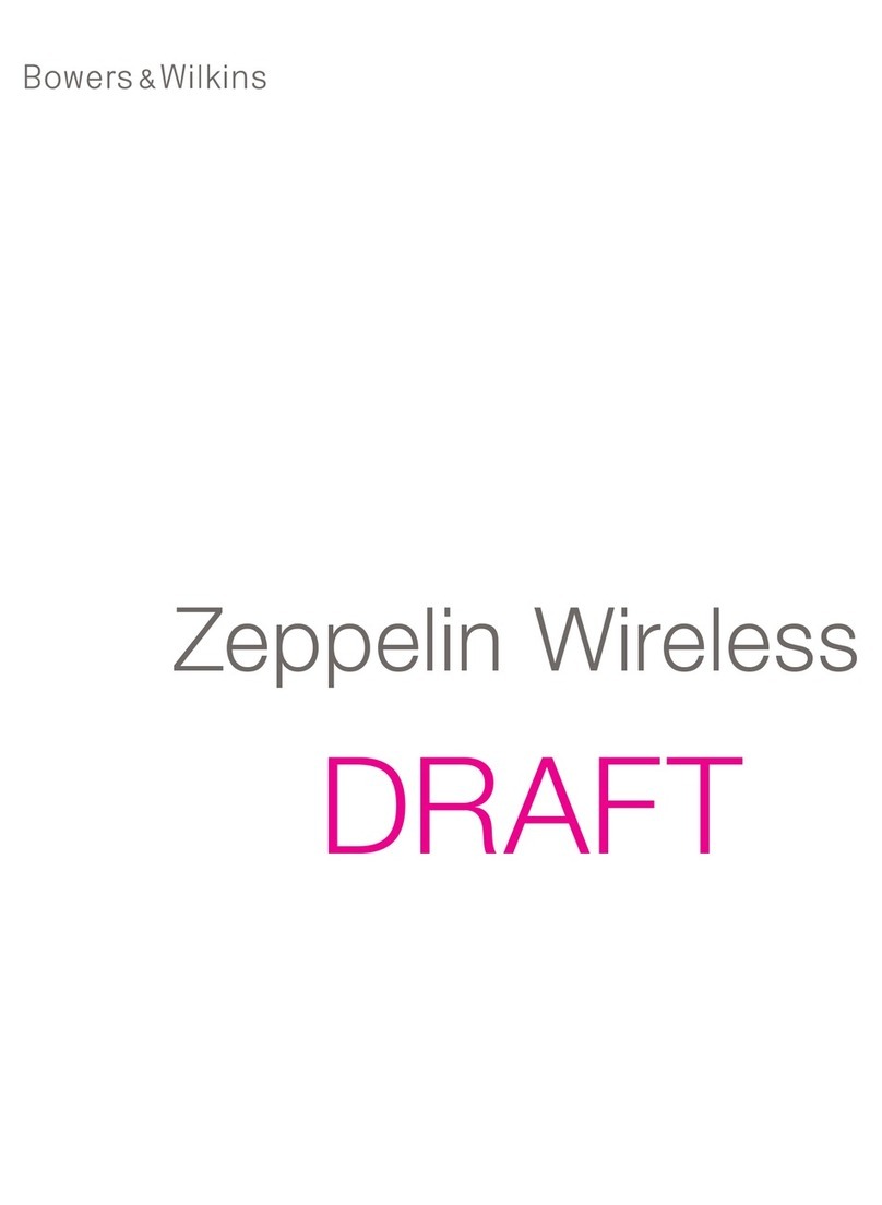 Bowers & Wilkins Zeppelin Air User manual