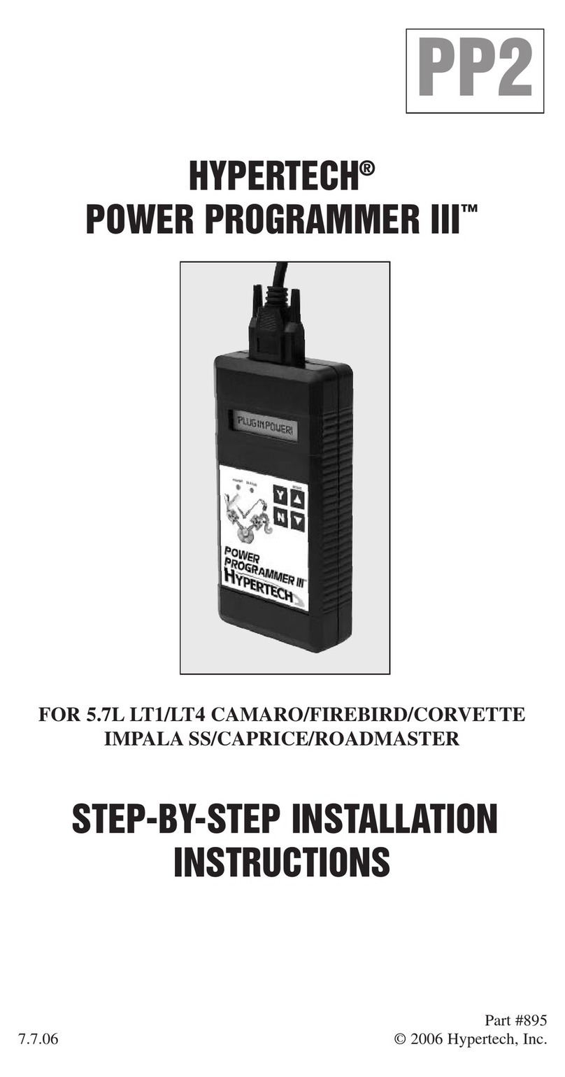 Hypertech POWER PROGRAMMER III installation instructions