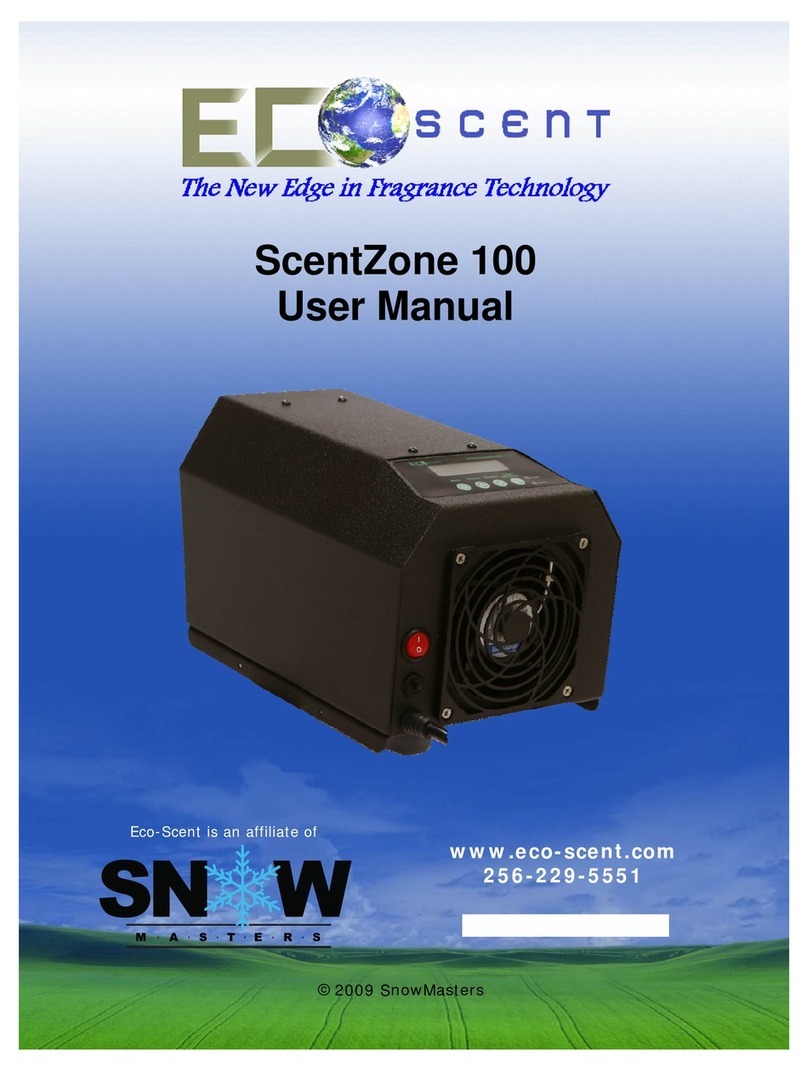 SnowMasters Special Effects ScentZone 100 user manual