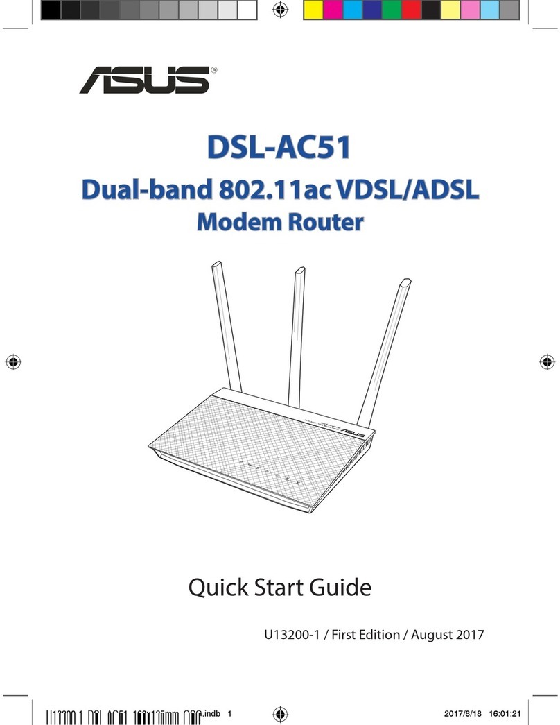 Asus DSL-AC51 User manual Asus DSL-AC51 User manual