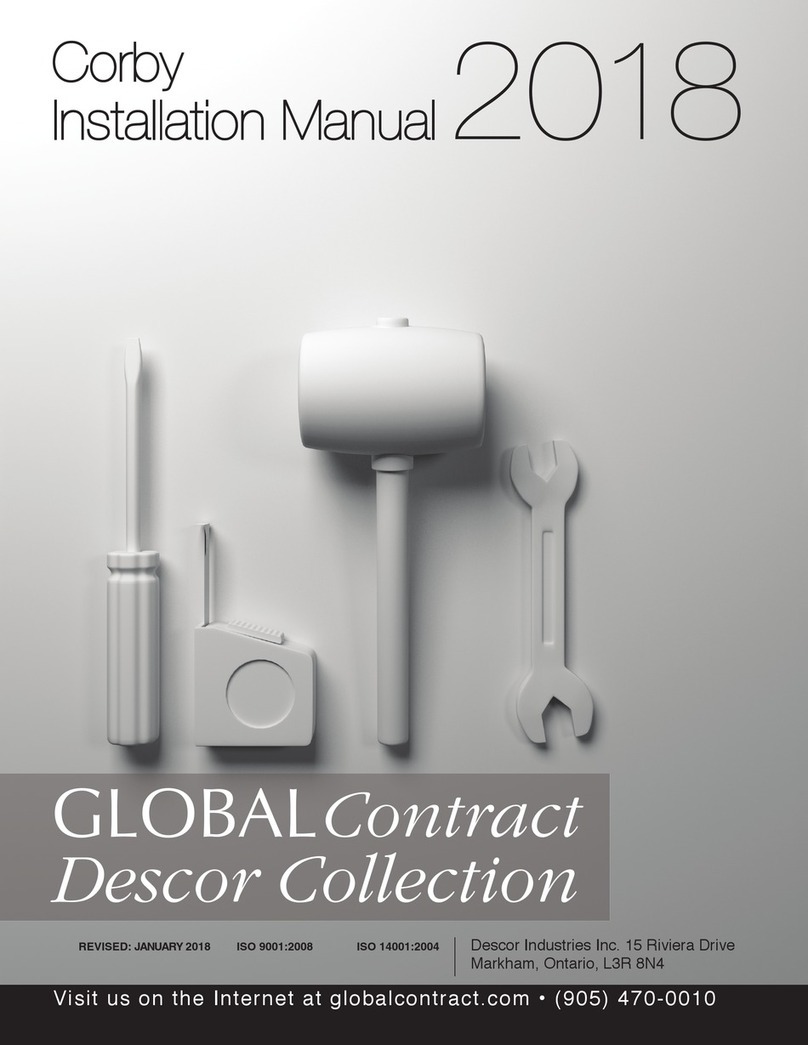 Global Contract Corby installation manual
