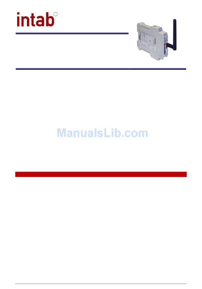 Intab AirGate-Modbus instruction manual