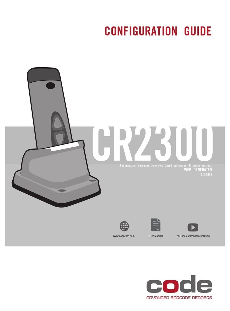 Code Corporation Code Reader 2300 User manual