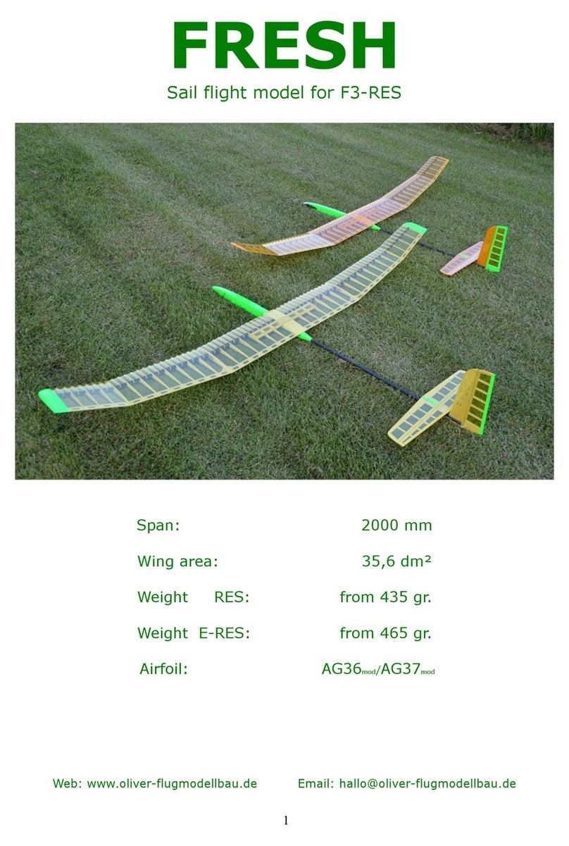 Oliver Flugmodellbau FRESH Construction manual