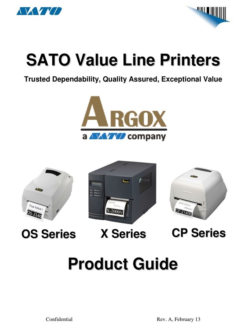 SATO Argox OS-2140DZ User manual
