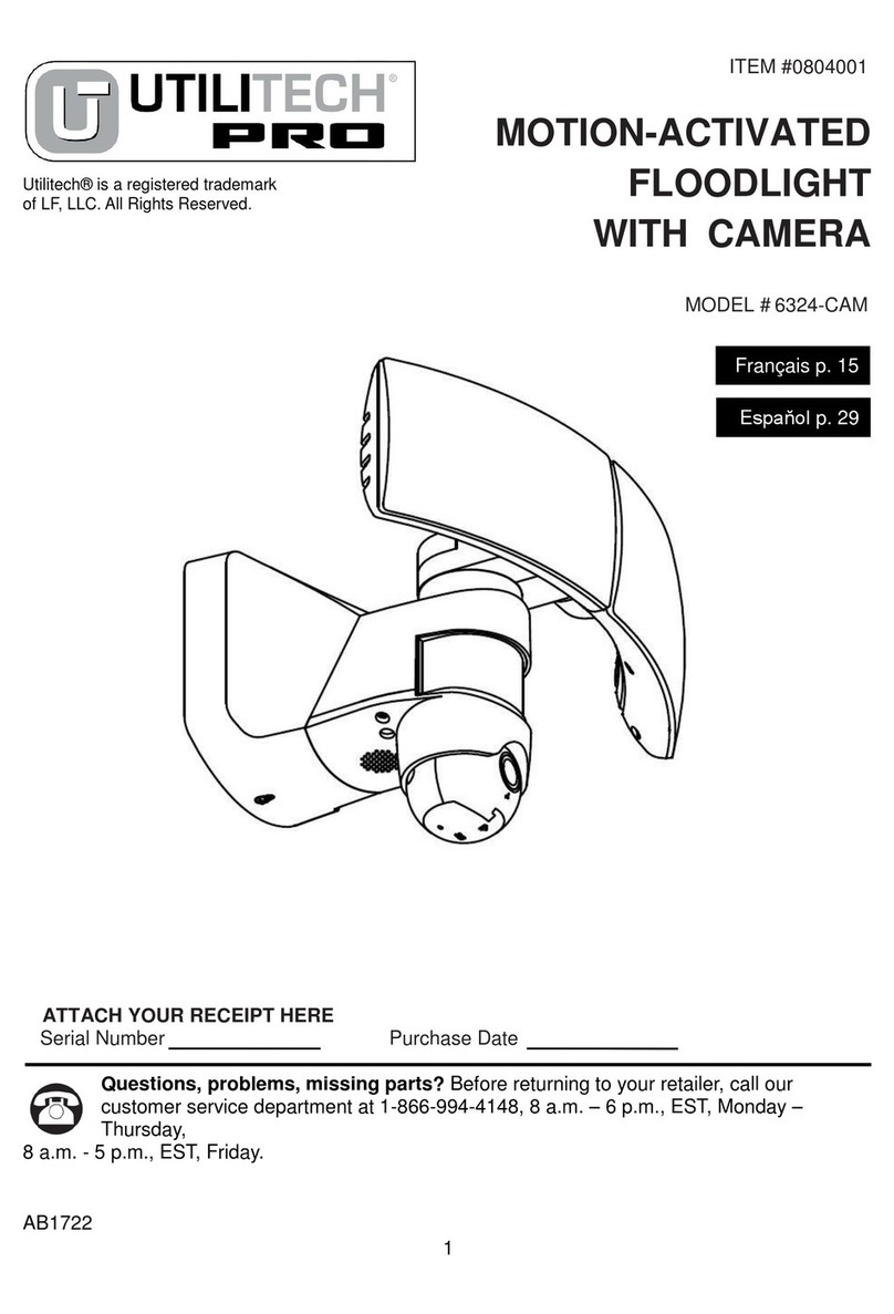 Utilitech Pro 6324-CAM manual