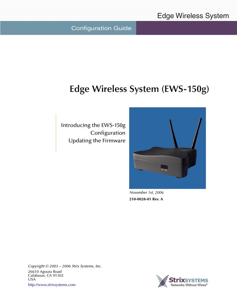 Strix Systems EWS-150g User manual