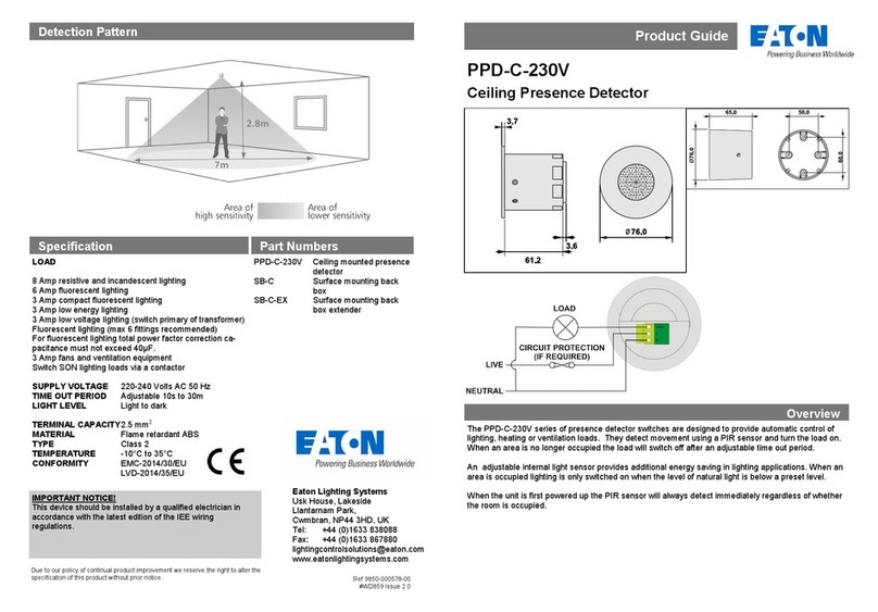 Eaton PPD-C-230V User manual