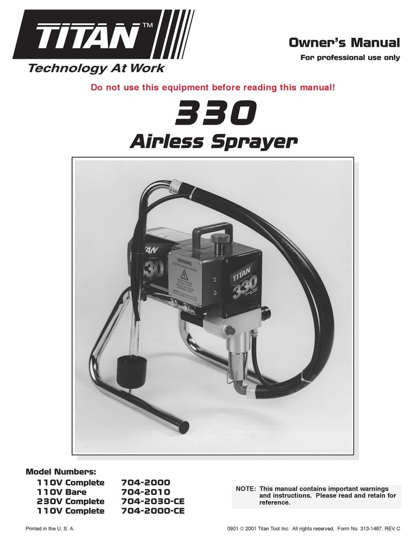 Titan 330 User manual