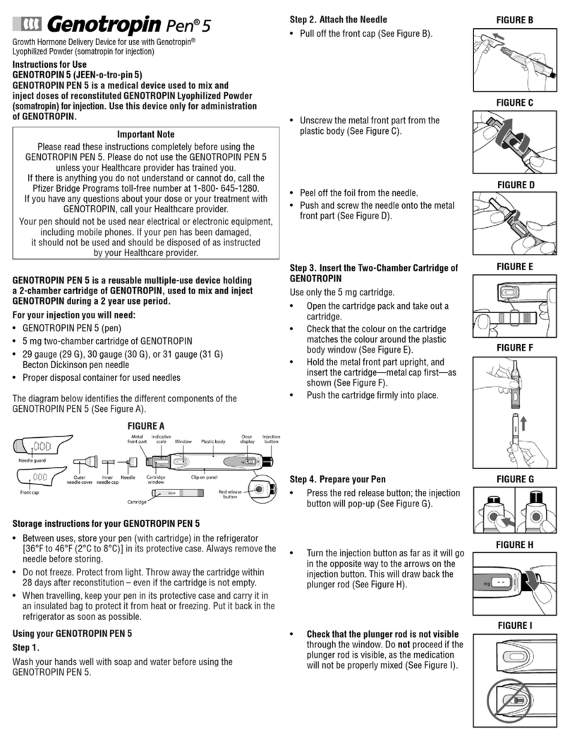 Pharmacia & Upjohn Genotropin pen 5 Instructions for use Pharmacia & Upjohn Genotropin pen 5 Instructions for use