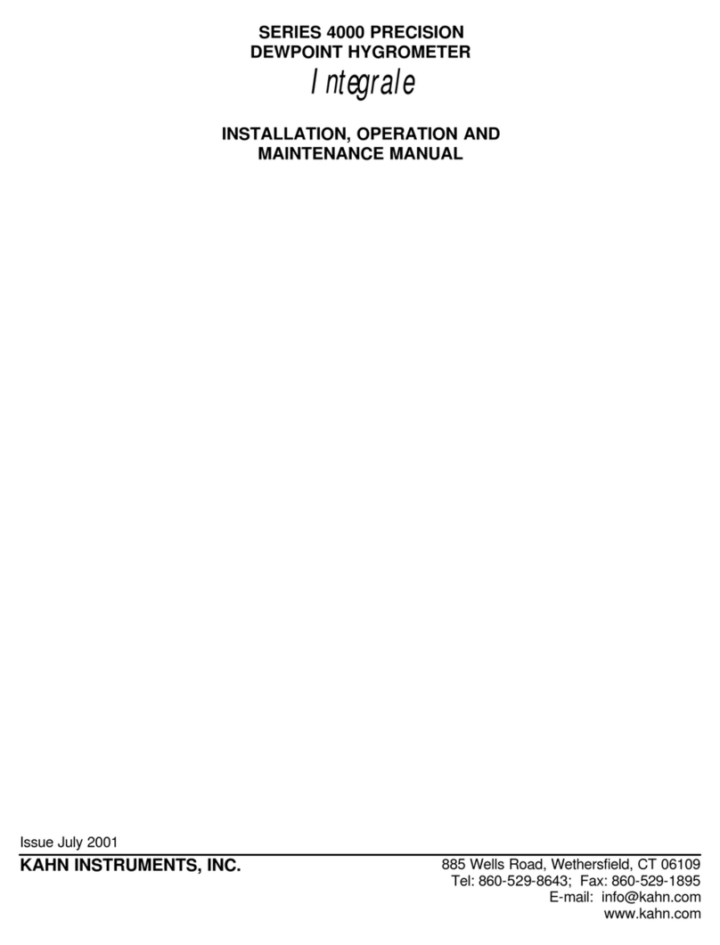 Kahn S4000 Integrale Installation, operation and maintenance manual
