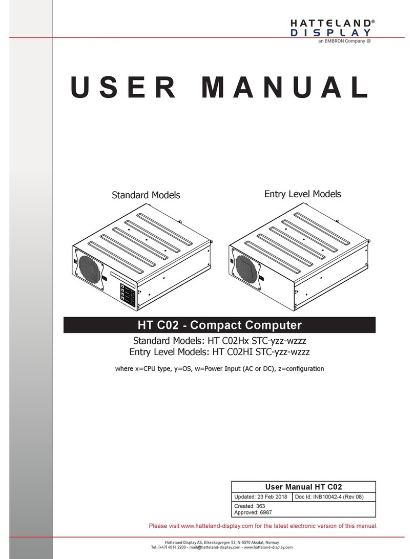 Hatteland HT C02Hx STC series user manual