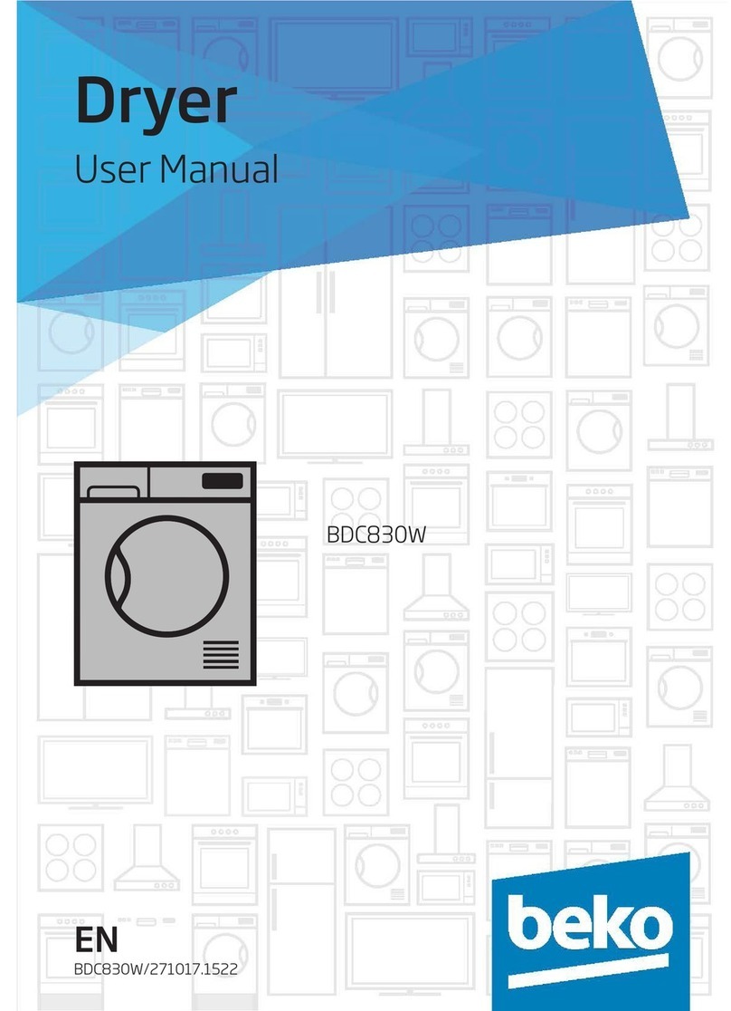 Beko BDC830W user manual