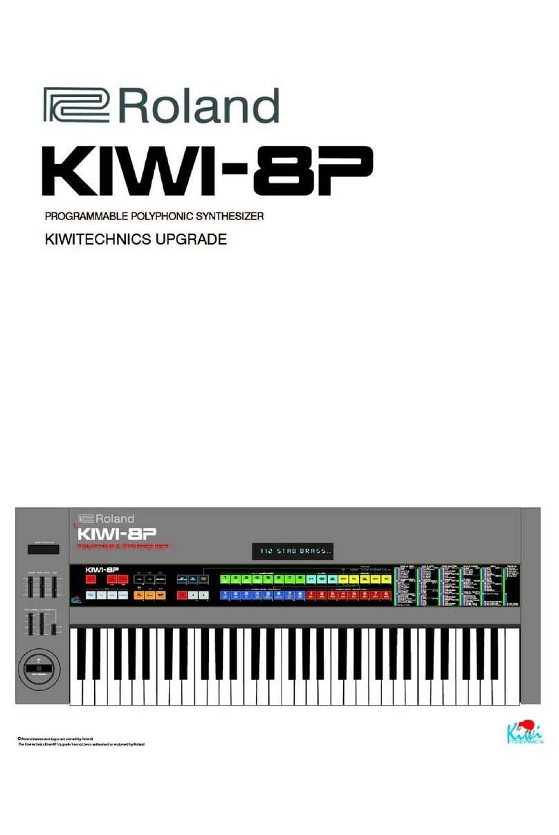 Roland Kiwi-8P User manual