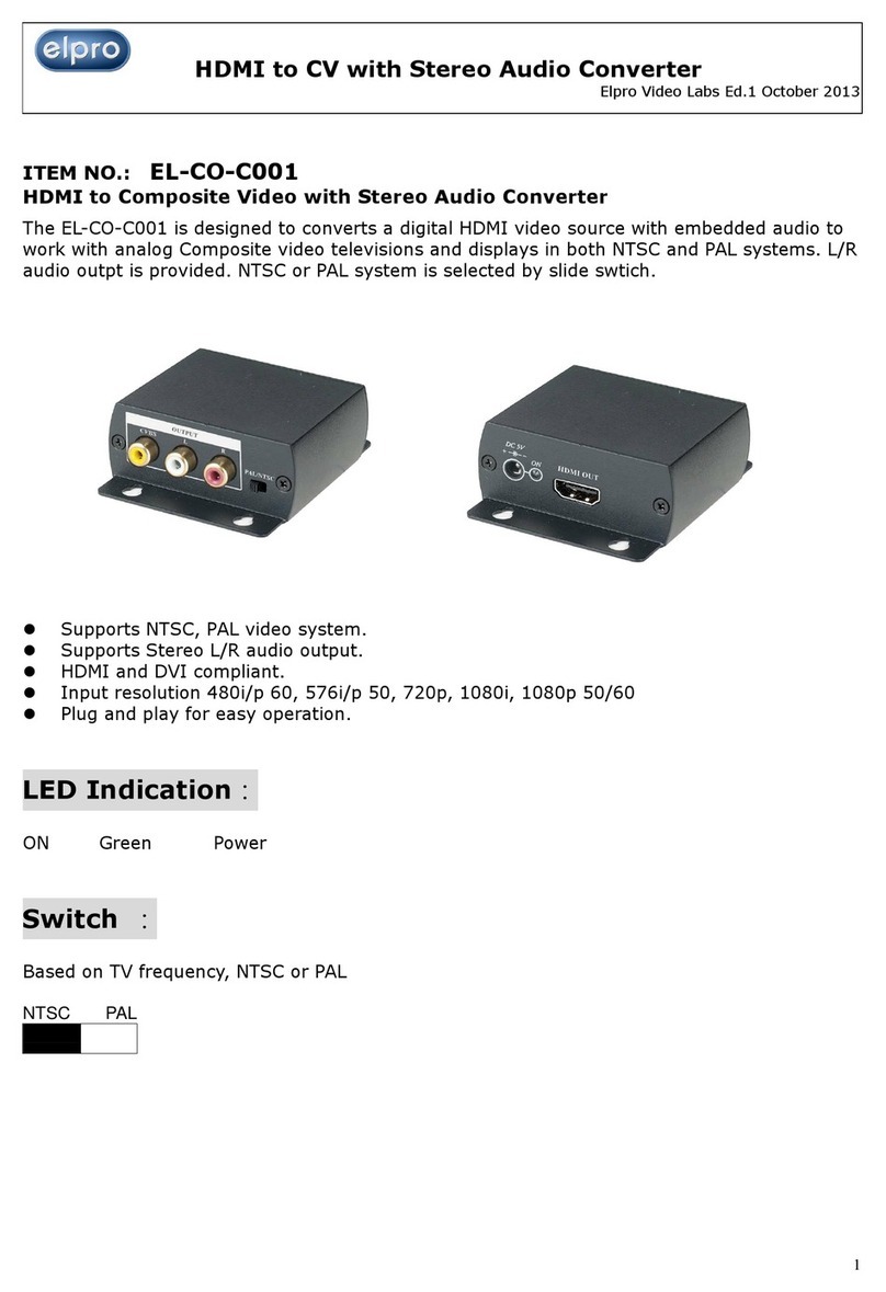 ELPRO EL-CO-C001 manual