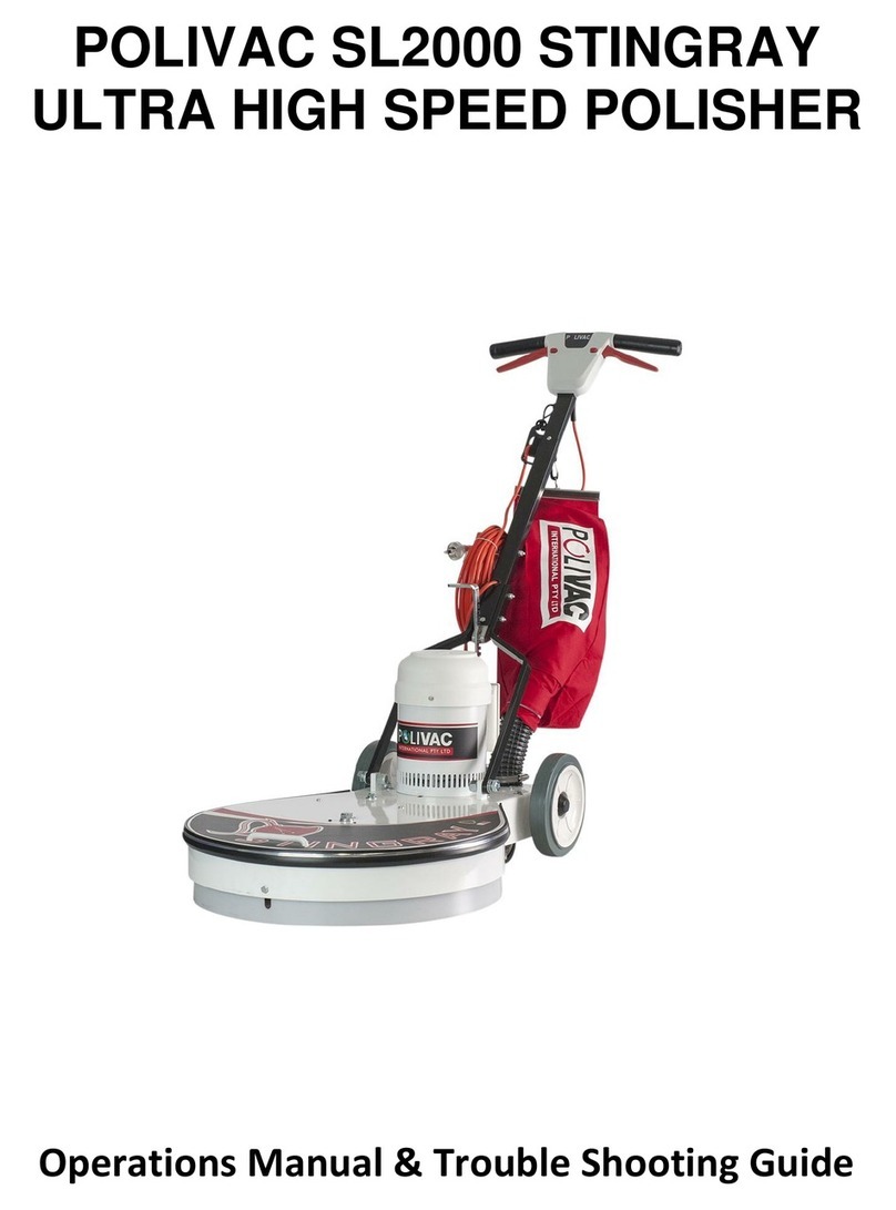 Polivac SL2000 Stingray User manual