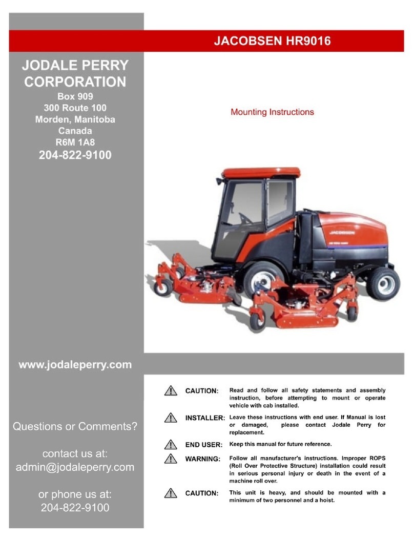 Jacobsen HR-9016 Turbo User manual