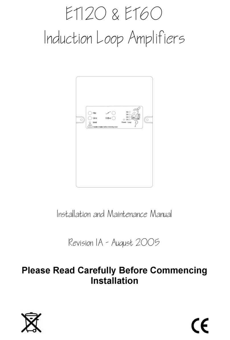 Current Thinking ET120 Installation and maintenance manual Current Thinking ET120 Installation and maintenance manual
