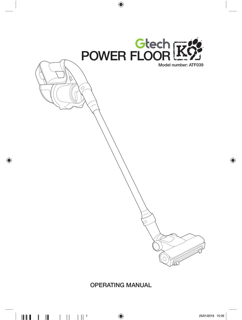 Gtech Power Floor K9 User manual