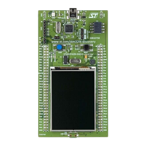 ST STM32F429I-DISCO User manual