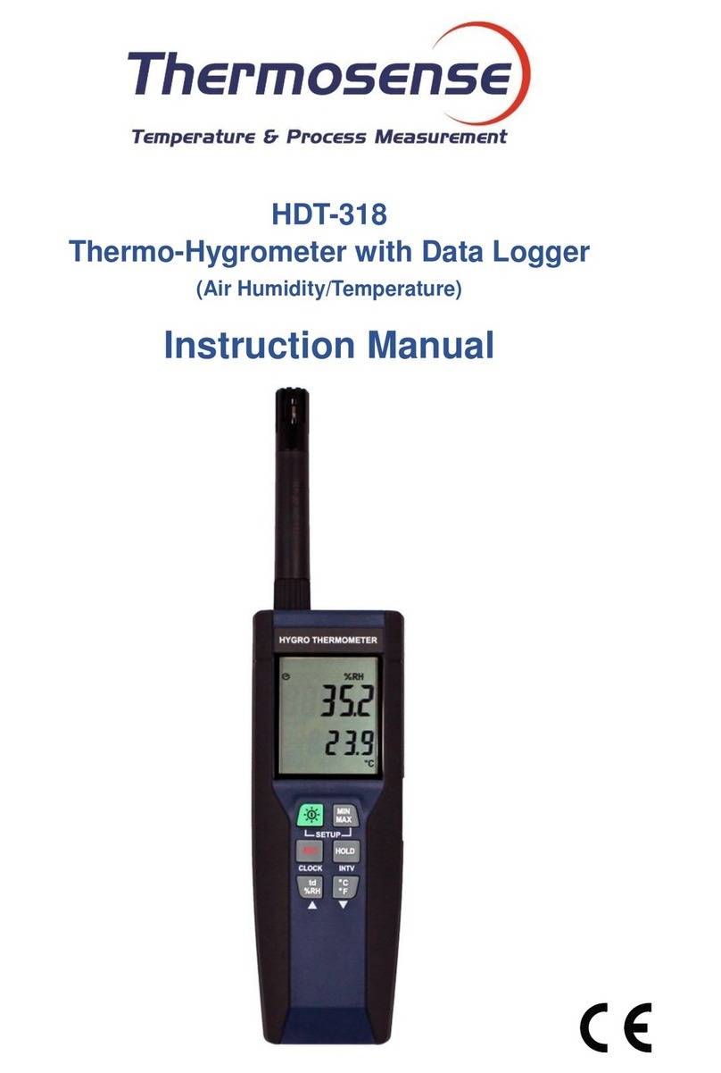 Thermosense HDT-318 instruction manual Thermosense HDT-318 instruction manual