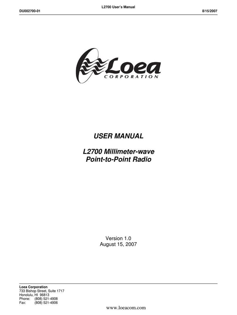 Loea Corporation L2700 user manual