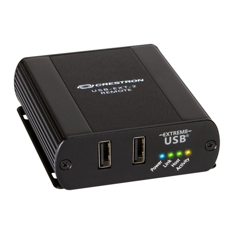 Crestron USB-EXT-2 installation guide