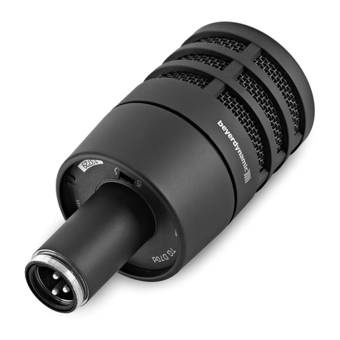 Beyerdynamic TG D70d User manual Beyerdynamic TG D70d User manual