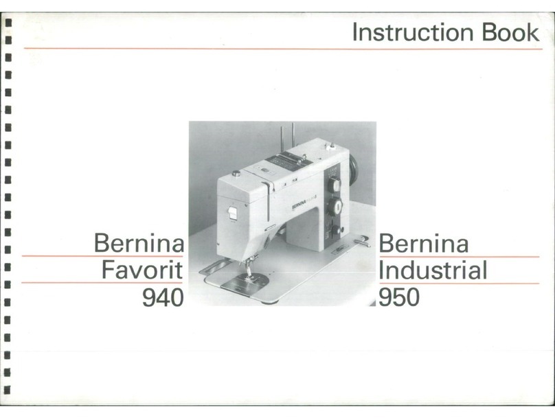 Bernina Favorit 940 User manual