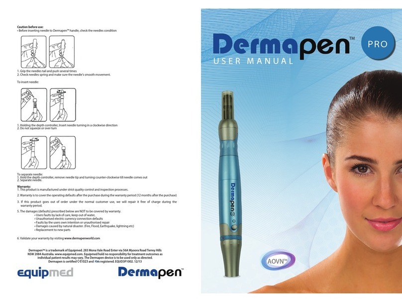 DERMAPEN PRO user manual