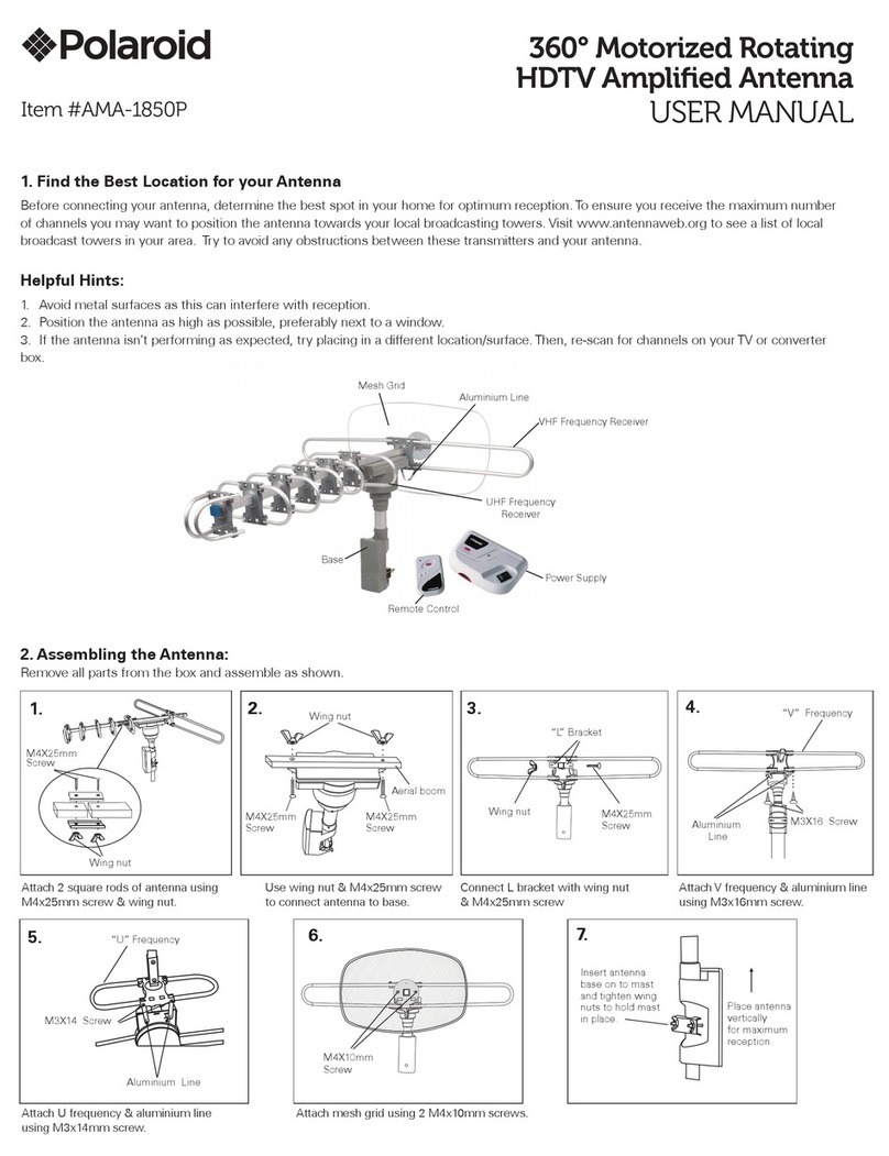 Polaroid AMA-1850P user manual