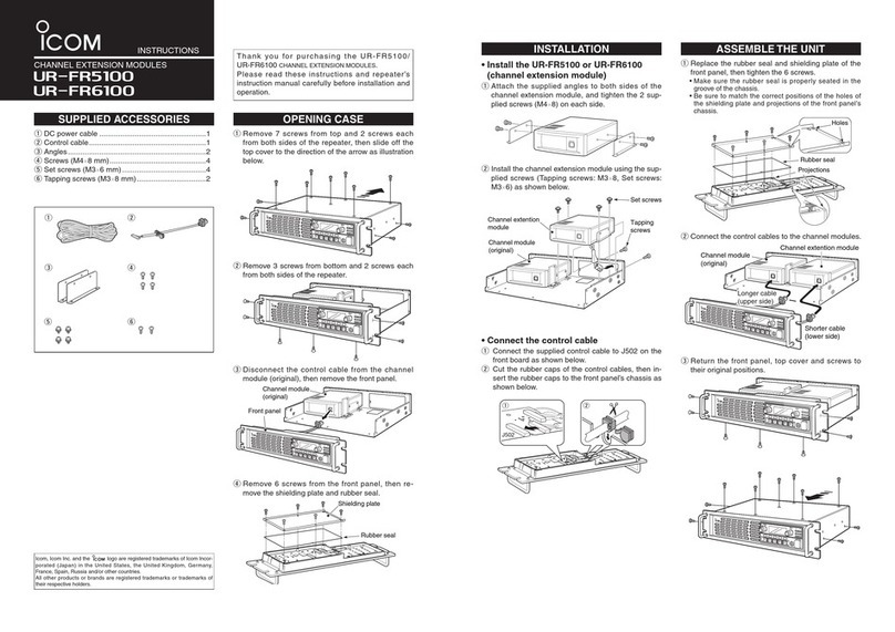 Icom UR-FR5100 instructions Icom UR-FR5100 instructions