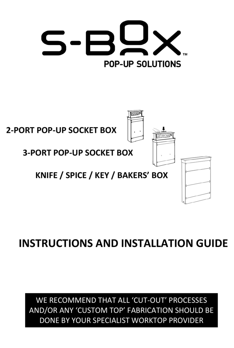 SBOX Knife Box Instructions and installation guide