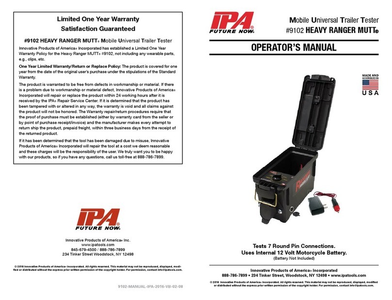 iPA 9102 Operator's manual