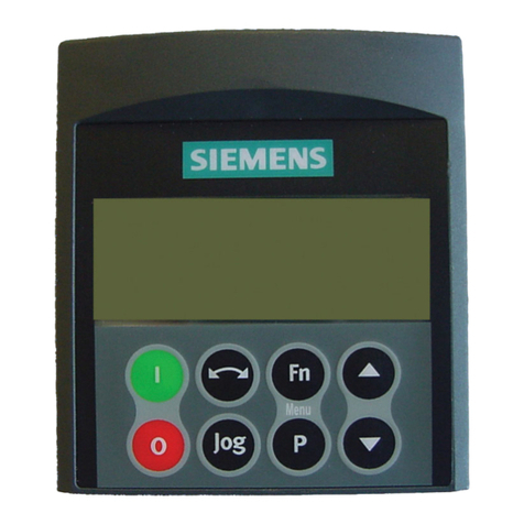 Siemens AOP operating instructions