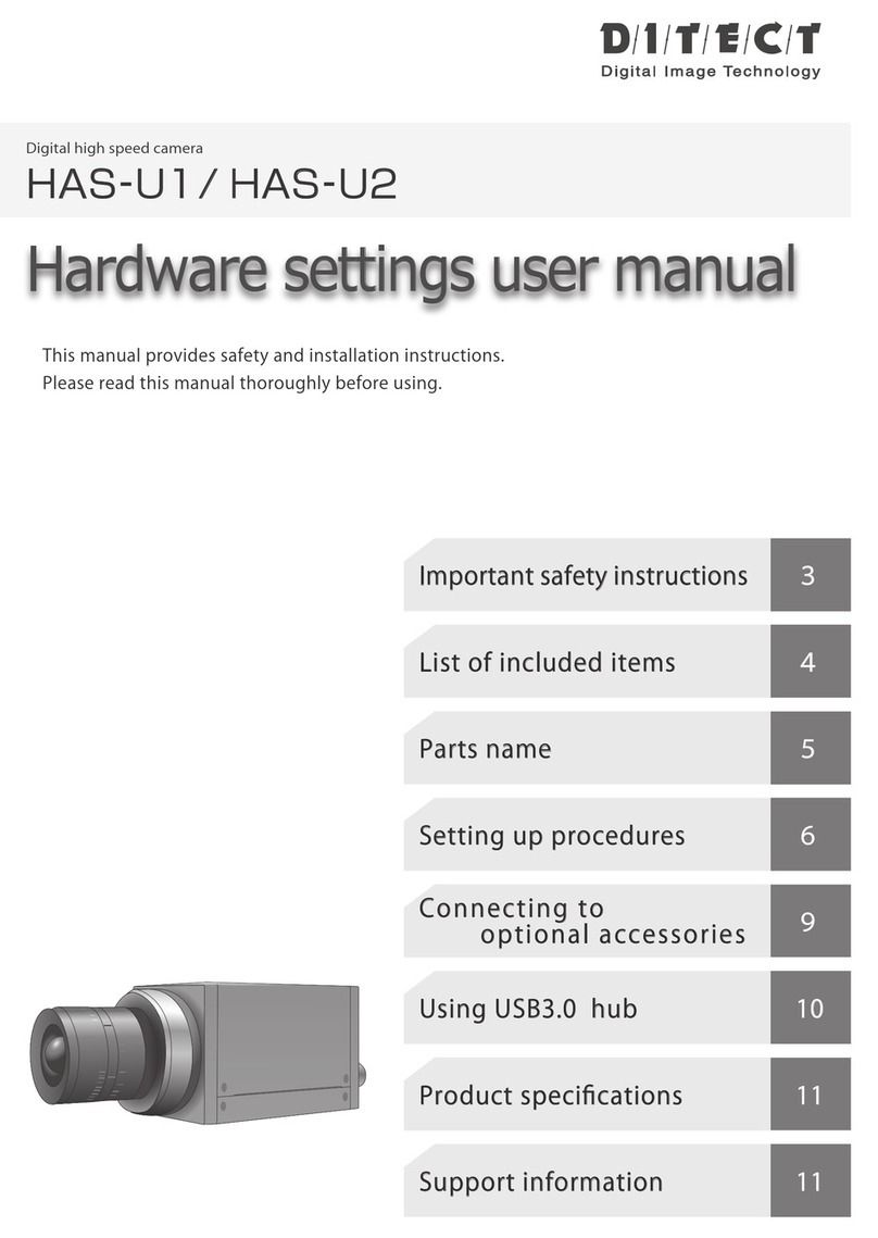 Ditect HAS-U1 Hardware settings user manual