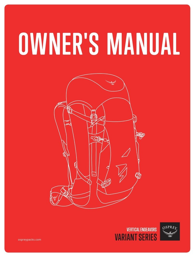 Osprey VARIANT 52 owner's manual