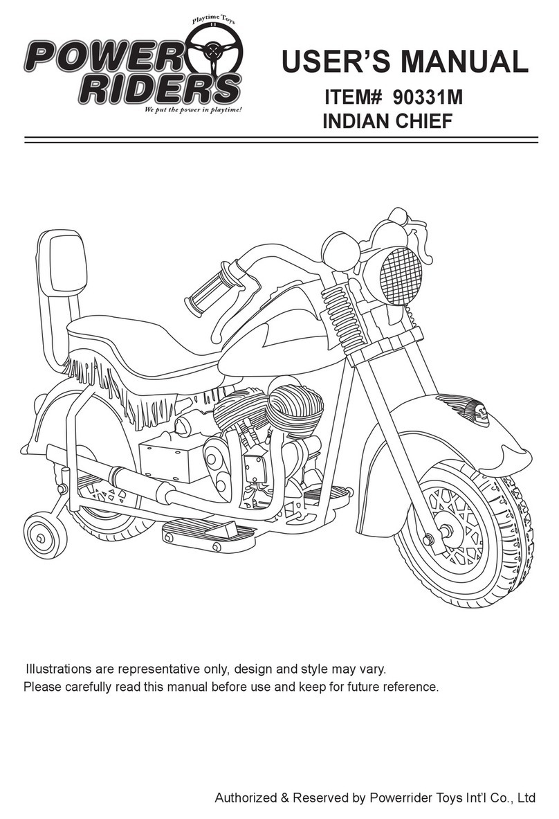 Power Riders INDIAN CHIEF user manual